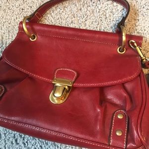 Vintage Inspired Red Bag